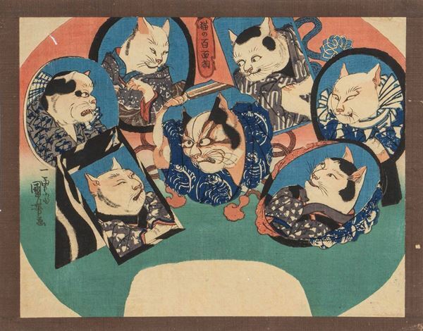 歌川国芳ら31名の浮世絵師が描いた猫たちが大集合『Ukiyo-e 猫百科　ごろごろまるまるネコづくし』そごう美術館で
