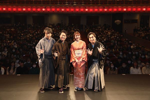 『PSYCHO-PASS サイコパス 京都南座歌舞伎ノ舘×こえかぶ 朗読で楽しむ歌舞伎』レポート到着　関智一、花澤香菜、野島健児、東地宏樹が歌舞伎に挑戦