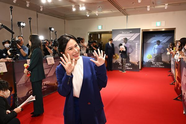 『F1／エフワン』ジャパンプレミアに森本慎太郎、堀内賢雄らゲスト集結！ ブラッド・ピットからの特別メッセージ映像も