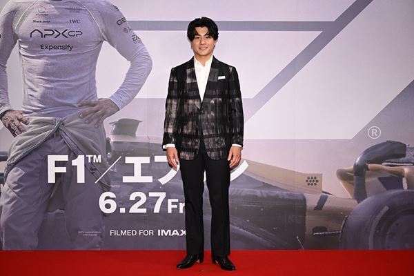 『F1／エフワン』ジャパンプレミアに森本慎太郎、堀内賢雄らゲスト集結！ ブラッド・ピットからの特別メッセージ映像も