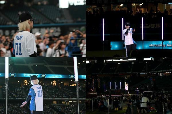 若手人気ラッパー・ピラフ星人、地元・北海道日本ハムファイターズのファーストピッチに登場　ミニライブでは数千人のファンが熱狂