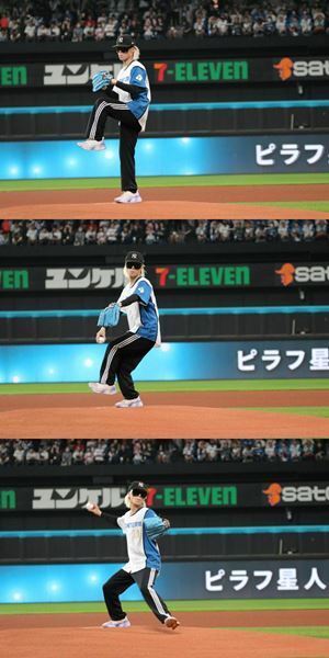 若手人気ラッパー・ピラフ星人、地元・北海道日本ハムファイターズのファーストピッチに登場　ミニライブでは数千人のファンが熱狂