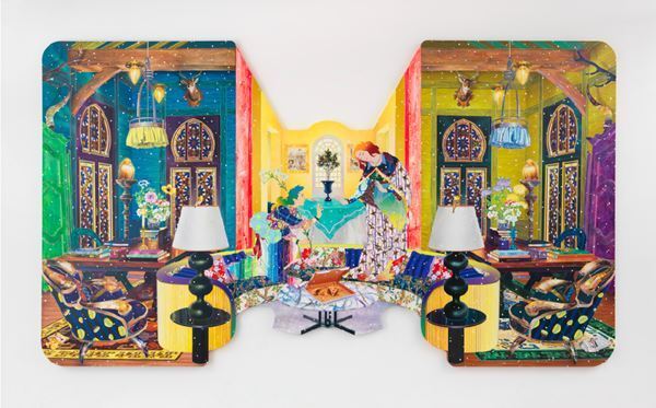 『松山智一展　FIRST LAST 』麻布台ヒルズ   ギャラリーで　ニューヨークを拠点に活動する現代美術家の東京初の大規模個展