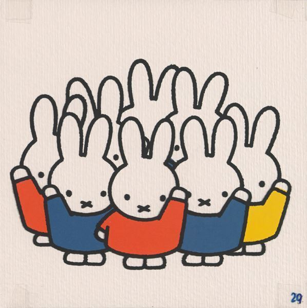 『誕生70周年記念 ミッフィー展』そごう美術館で　ミッフィーシリーズの絵本全32作品の魅力を200点以上の原画やスケッチなどで紹介