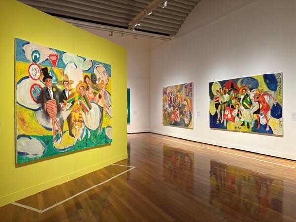 【展示レポート】『横尾忠則 連画の河』　川の流れのようにイメージが連なり、変貌していく64点からなる新作シリーズ