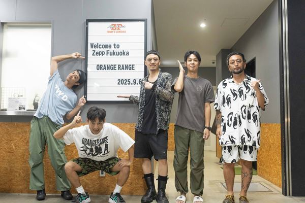 ORANGE RANGE、映画の主題歌に起用の「トワノヒカリ」配信＆CDでリリース決定　福岡を皮切りに全国ツアーもスタート