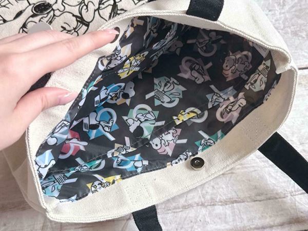 しまむら×スヌーピー、2000円以下の新作トートバッグがすごかった！　PCも入る便利サイズ＆裏地までこだわりの可愛さ♪