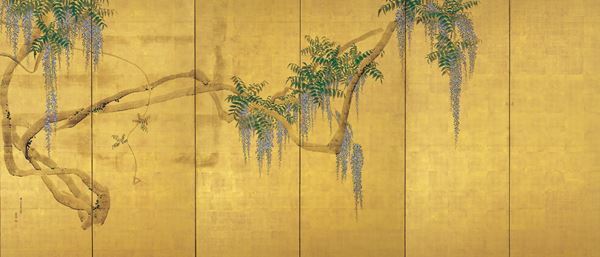 国宝《燕子花図屏風》を公開する根津美術館の春の恒例企画　今年は円山応挙《藤花図屏風》、鈴木其一《夏秋渓流図屏風》を合わせて展示