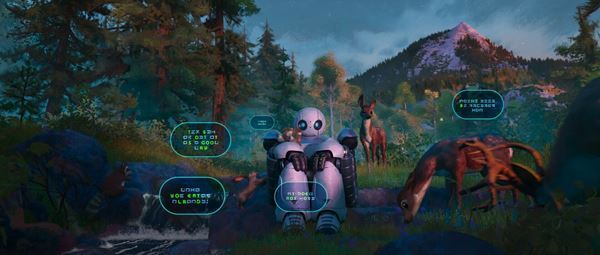 綾瀬はるか演じるロボットが言葉の壁に奮闘　アニメ映画『野生の島のロズ』本編映像公開