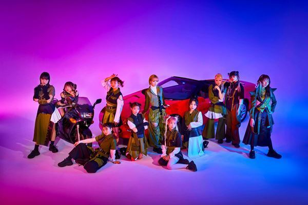 GANG PARADE、10周年イヤー突入&メジャー3rdアルバム『GANG RISE』リリース記念　渋谷駅地下に超巨大イラスト出現