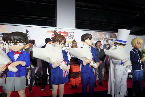 青山剛昌「まだまだ面白いことを考えている」　TVアニメ『名探偵コナン』放送30周年展の開幕記念セレモニーに出席