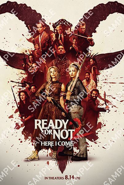 映画『レディ・オア・ノット2』スペシャルポスター4種を一挙解禁！ 血まみれ姉妹が反撃開始