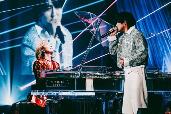 YOSHIKI、“世界一豪華なディナーショー”が通算105公演に　ゲストにMIYAVI、清春、竹中雄大が登場、最終日はPATAと「Rusty Nail」