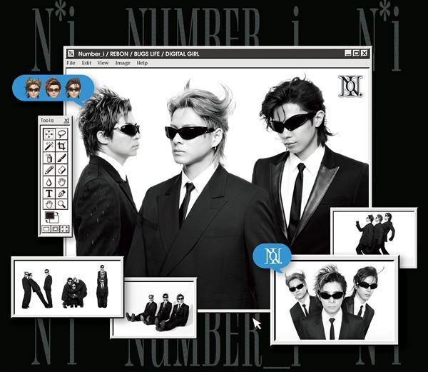 Number_i、トリプルAサイドシングルのジャケット＆新ビジュアル公開　チェーン別特典も発表