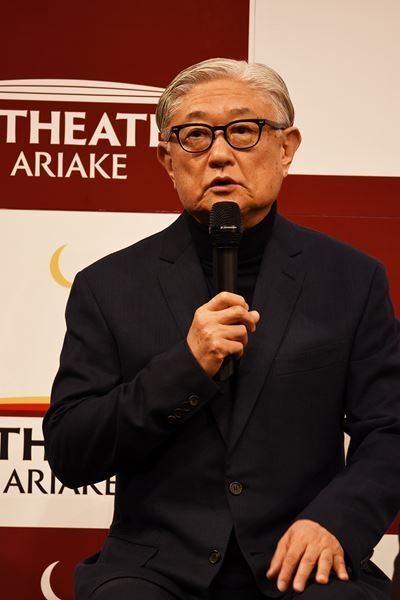 来月開場の新劇場「EX THEATER ARIAKE」オープニングラインナップ発表会に出演者ら14名が集結