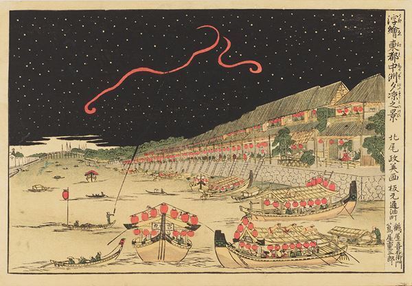 北斎の娘・応為の代表作を公開！ 太田記念美術館で『葛飾応為「吉原格子先之図」夜景の系譜』10月6日から