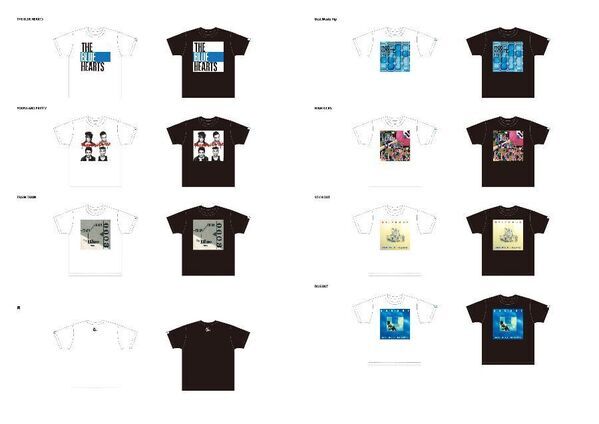 THE BLUE HEARTS、名盤のジャケットTシャツとカセットテープを単品で発売決定
