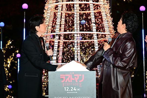 福山雅治「面白くないわけがありません！」 『映画ラストマン』点灯式イベントで手応えを明かす