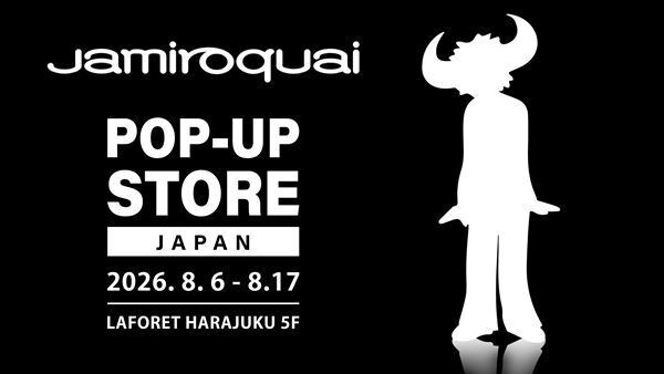 ジャミロクワイ来日記念、限定アイテム満載の特別なポップアップが原宿に登場