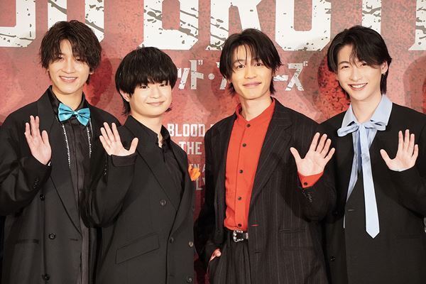 小林亮太＆山田健登、渡邉蒼＆島太星　“生き別れた双子”Wキャストが勢ぞろい『ブラッド・ブラザーズ』会見で生歌唱も披露