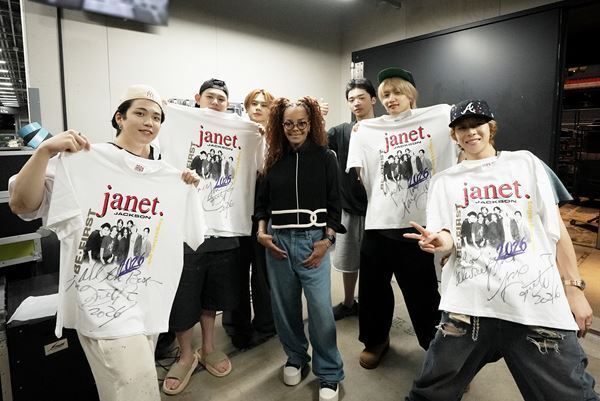 BE:FIRST、ジャネット・ジャクソンと夢の共演　Kアリーナ横浜で「Doesn't Really Matter (Remix)」初披露【オフィシャルレポート】