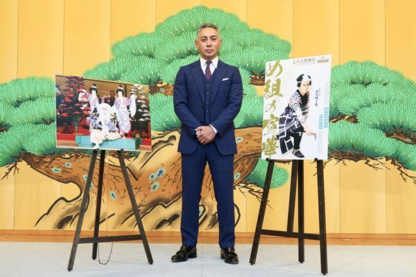 「七月大歌舞伎」出演の團十郎 取材会で『め組の喧嘩』の“江戸の粋”、『春興鏡獅子』での親子共演を語る