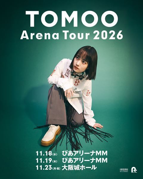 TOMOO、ホールツアー『DEAR MYSTERIES』より「オセロ」ライブ映像公開　日本武道館公演の全編プレミア公開も決定