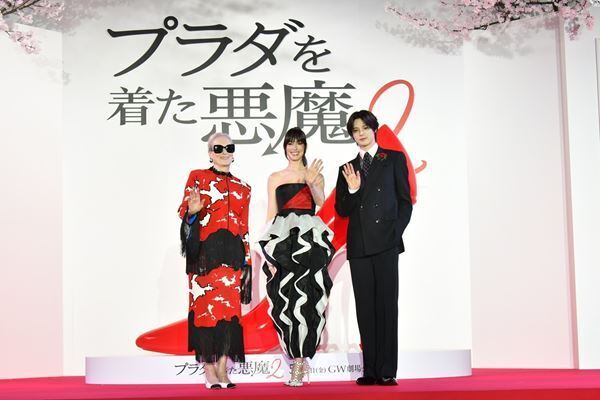 メリル・ストリープ＆アン・ハサウェイが揃って来日！ 『プラダを着た悪魔２』イベントで名セリフを生披露