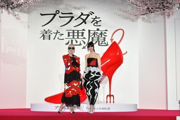 メリル・ストリープ＆アン・ハサウェイが揃って来日！ 『プラダを着た悪魔２』イベントで名セリフを生披露