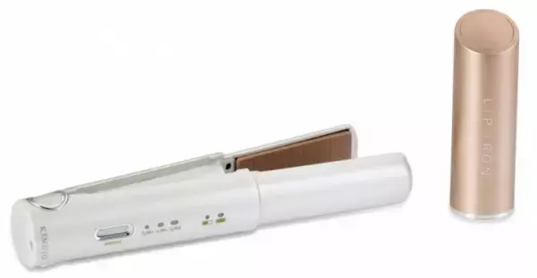 オシャレな持ち運び用コードレス型ヘアアイロンが新発売