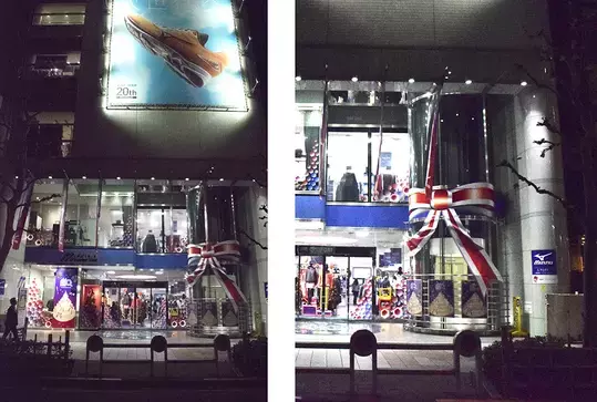 神田の中心に現れた巨大リボンの正体とは？