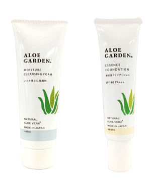 アロエ専門ショップ「アロエガーデン」より、アロエエキス配合のスキンケア化粧品が新発売