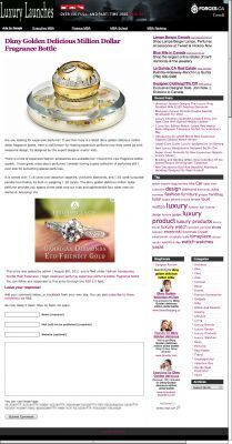 DKNY1億円の香水を公開