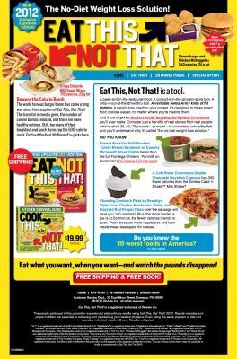 「これはイイ！」「これはダメ！」食べ物を選ぶだけで体重が減る！？？？