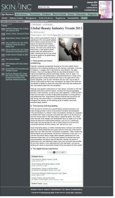 景気は後ろ向きでも、女は前を向いて自分をみがく