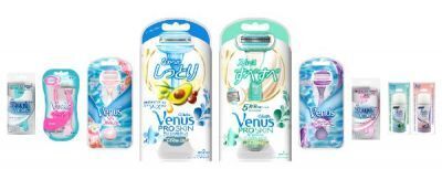 「ジレット ヴィーナス」から優しくきれいに仕上げたい女性のための新シェーバー発売