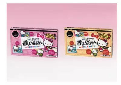 P＆G、キティちゃんとコラボした香りシートを発売