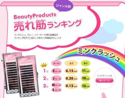 【まつげエクステ】地域によって選ばれる長さの違い