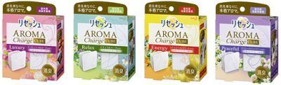 花王から、消臭効果とアロマの香りが広がる「リセッシュアロマチャージ　CUBE」