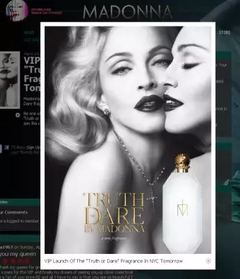 マドンナ、香水を初プロデュース！
