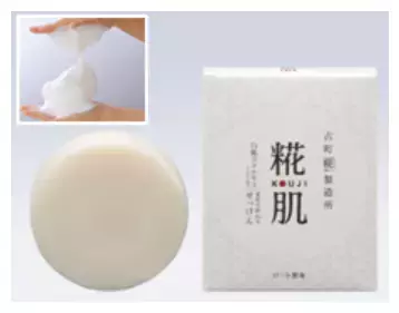 「ロート製薬」と「古町糀製造所」から、弾力のあるキメの細かい”もちもちの泡”の【糀肌せっけん】が新登場！