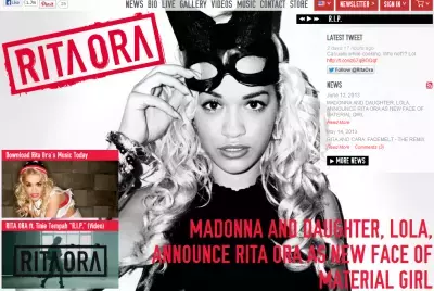 リタ・オラ、マドンナのブランドイメージキャラクターに就任！
