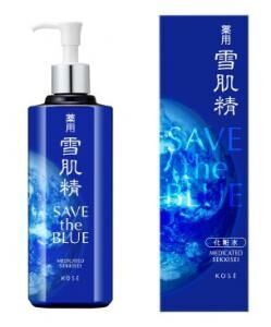 コーセー、「薬用 雪肌精」から、「SAVE the BLUE」限定デザインボトル