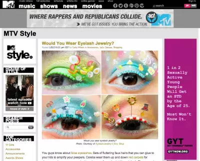 カワイイ？行き過ぎ？まつ毛のアクセサリー【アメリカ】