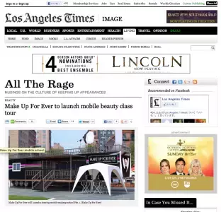 Make Up Forever 路上メイクアップスクールキャンペーンを実施【アメリカ】