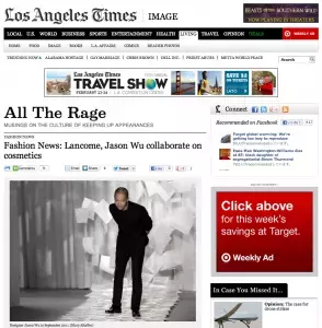 Jason Wu と Lancome がコラボレーション！