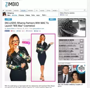 セレブタレント【リアーナ】、 MACとコラボレーション