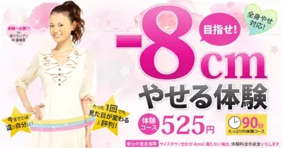 え！？たった９０分の施術で－８㎝！？