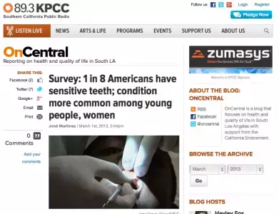 その痛みは改善されないのだろうか？知覚過敏治療のすすめ【アメリカ】