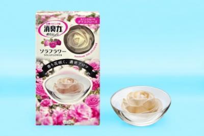 エステー、花の香りが優しく広がる「玄関・リビング用 消臭力 ソラフラワー」新発売